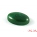 LX0025 China Jade Oval Shape Dark Green Color Unset Loose Natural Gemstone