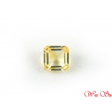 LX0035 Citrine Square Shape Unset Loose Natural Gemstone