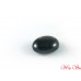 LX0040 Natural Black Star Sapphire Loose Gemstone Oval Cut Cabochon Unset Gemstone