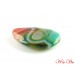 LX0089 Malachite Agate Multi Colors Eye Pattern Pendant Gemstone Natural Healing Crystal 