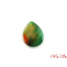 LX0100 Malachite Agate Multi Colors Eye Pattern Pendant Gemstone Natural Healing Crystal 
