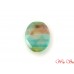 LX0110 Malachite Agate Multi Colors Eye Pattern Pendant Gemstone Natural Healing Crystal 