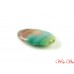LX0110 Malachite Agate Multi Colors Eye Pattern Pendant Gemstone Natural Healing Crystal 